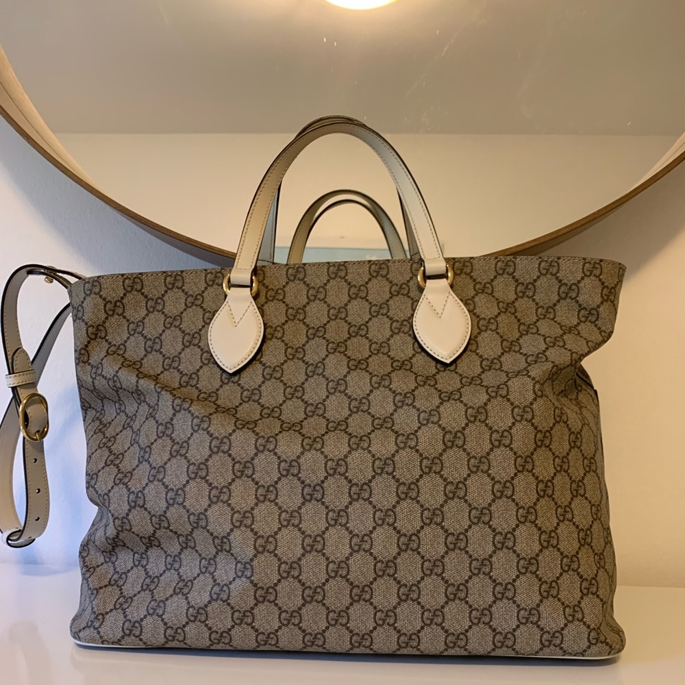RARE Gucci monogram diaper bag